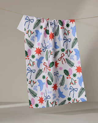 Geometry - Christmas Garden Party Tea Towel