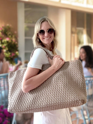 Woven Mahjong Carryall