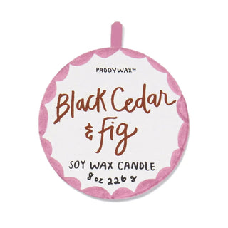 Black Cedar & Fig A Dopo candle dust cover