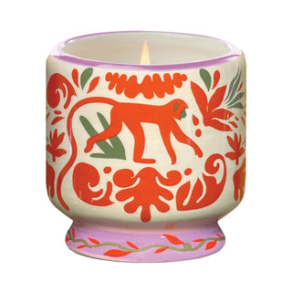 Paddywax A Dopo Jungle hand-painted ceramic candle in Coconut & Amber