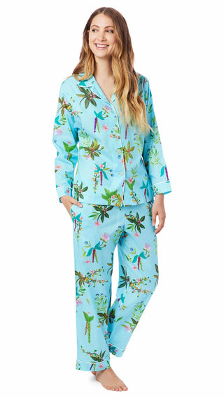 Aurora Flora Voile Capri Pajama Set