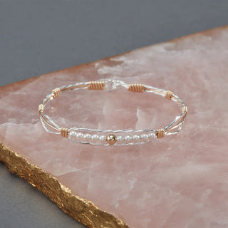 Angels on Earth Bracelet - 14K Gold Artist Wire