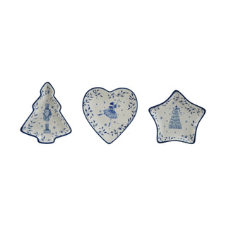Holiday Ceramic Shaped Dish