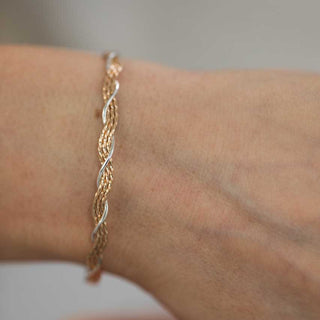 A Mother's Love Bracelet - 14K Gold Artist Wire