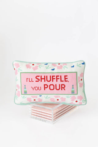 Mahjong Needlepoint Pillows