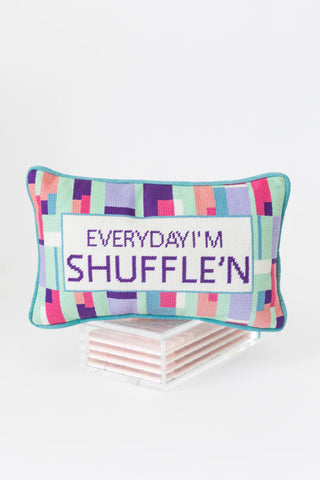 Mahjong Needlepoint Pillows