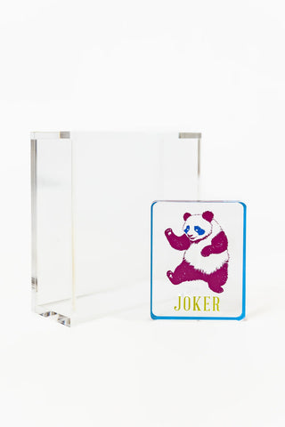 Mahjong Lucite Napkin Holder & Weight