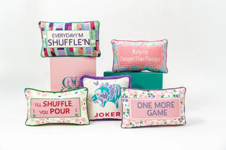 Mahjong Needlepoint Pillows