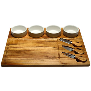 Acacia Four Bowl w/ 3 Tools