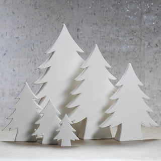 Teton White Ceramic Tree