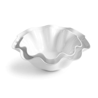 Small White Clam Melamine Serving Platter