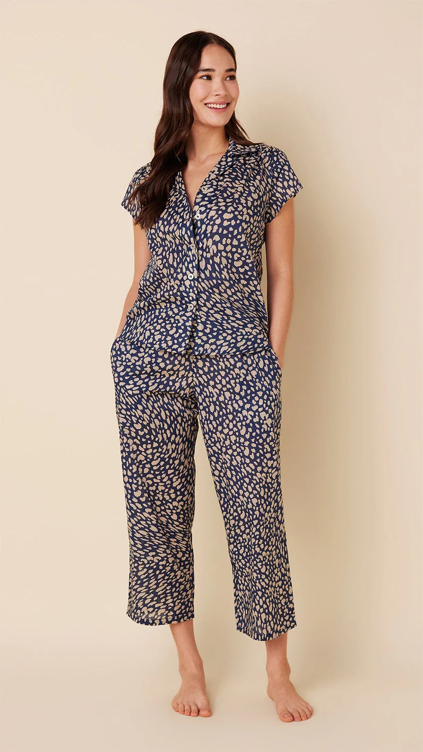 Collette Voile Capri Pajama Set