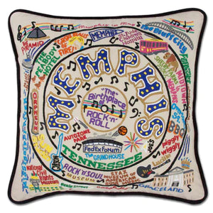 Catstudio Memphis Embroidered Pillow