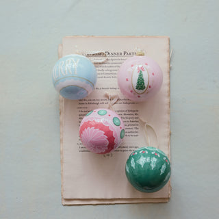 Decoupage Ball Ornament