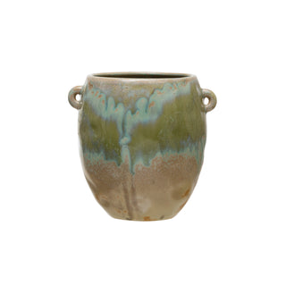 Stoneware Glazed Crock