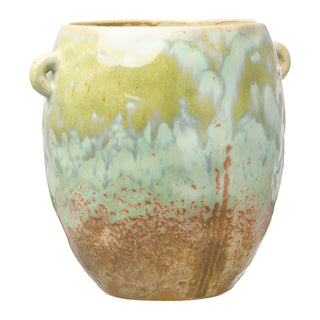 Stoneware Glazed Crock