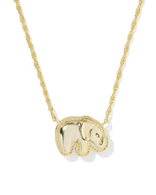 Elephant Short Pendant Necklace