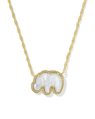 Elephant Short Pendant Necklace