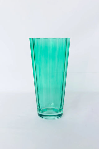 Kelly Green Estelle Sunday High Ball Glass