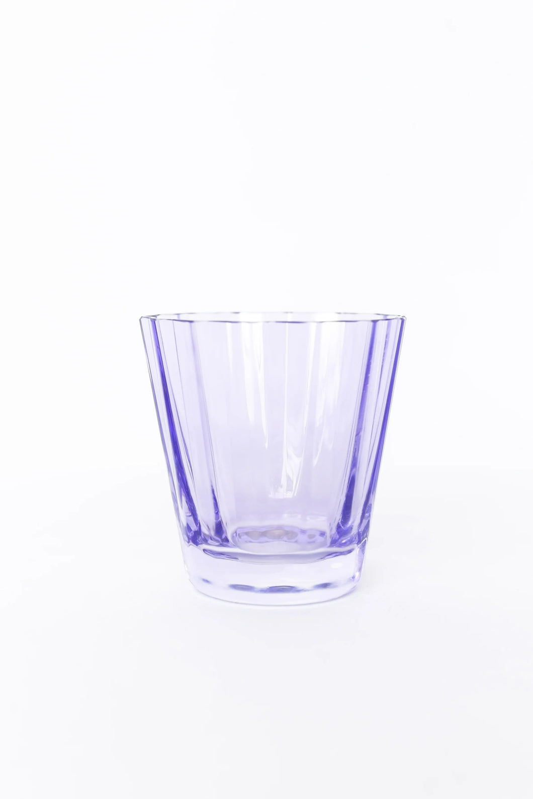 Lavender Estelle Sunday Low Ball Glass