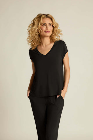 Bamboo Classic V-Neck Short Sleeve Shirt