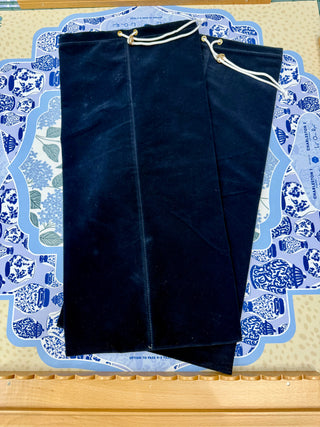 Truffle Pig Velvet Mahjong Rack Bags