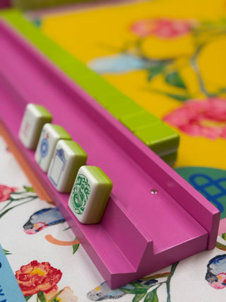 Truffle Pig Wooden Mahjong Racks
