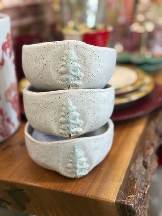 Christmas Handmade Pottery Candles - 7oz