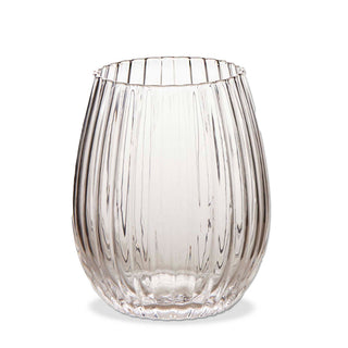 Fluted Stemless Wineglass