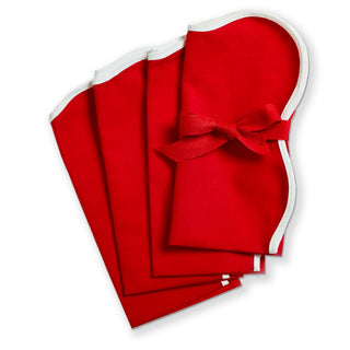 Scallop Napkin Set of four