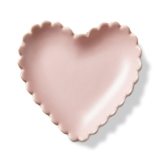 Scallop Heart Trinket Dish - Blush