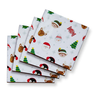 Holiday Cheer Coaster Set of four