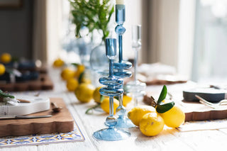 Glass Candlesticks