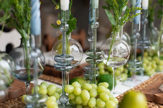 Glass Candlesticks