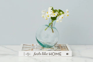 Clear Sphere Bud Vase