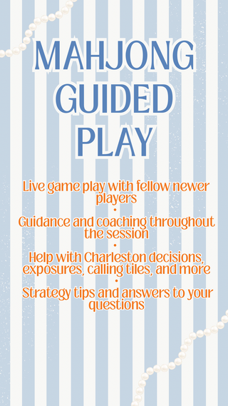 Mahjong GUIDED Open Play