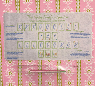 The Mahj Practice Garden - Solo Practice Mahjong Mat