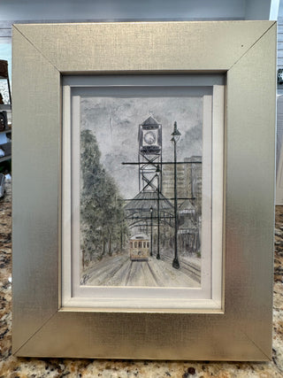 Memphis Trolley Framed Print