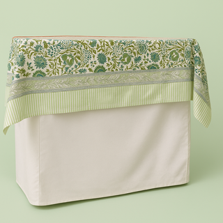 White Card Table Mahjong Tablecloth