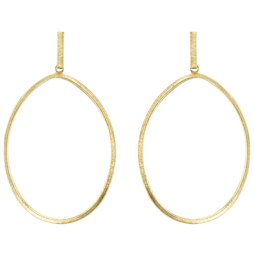 Twisted Oval Hoops