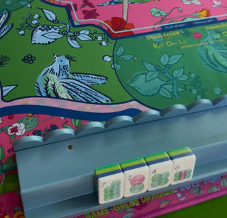Scalloped Wooden Mahjong Racks