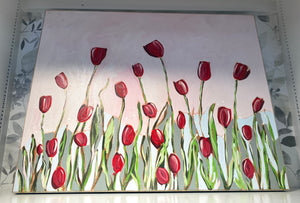 "Big Tulip Energy" Painting