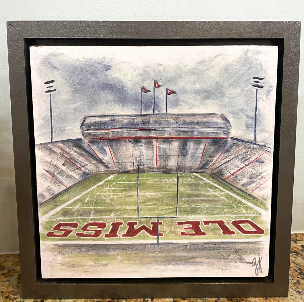 Ole Miss Framed Painting