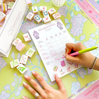 Taylor Palladino Mahjong Scorecard Pad - Taylor Tiles