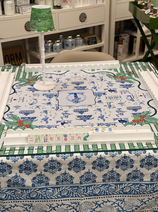 Scalloped Wooden Mahjong Racks