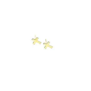 Itty Bitty Cross Studs 14K Gold Filled