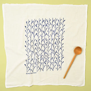 Kei & Molly Indigo Stems Dishtowel