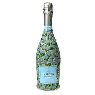 Sheridan French Classic Hydrangea Prosecco Bottle Wrap by Beau Bottles