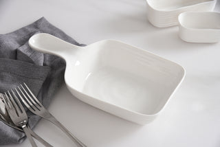 Le Blanc Serving Dish with Handle