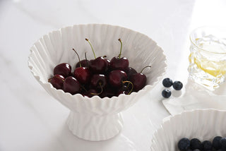 Mascali Bianca Medium Footed Bowl